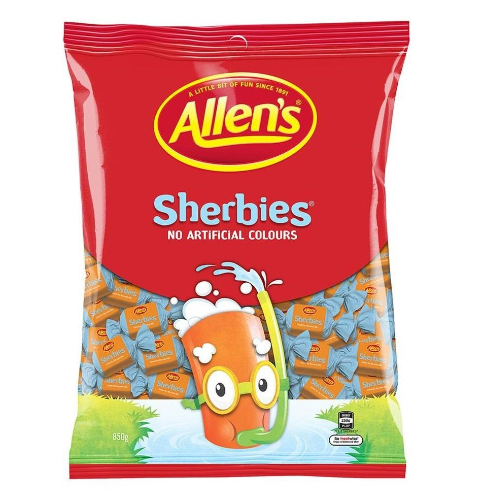 Allen's Sherbies 850g - Tom's Confectionery Warehouse