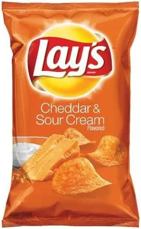 Lays Cheddar and Sour Cream 184g - Tom's Confectionery Warehouse