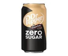 US Dr Pepper Cream Soda Zero 355ml - Tom's Confectionery Warehouse