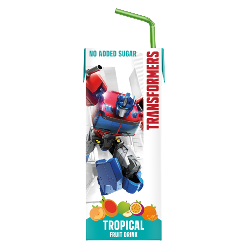 Transformer Tropical Fruit Drink 200ml - Tom's Confectionery Warehouse