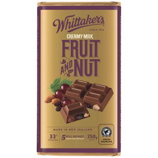 Whittaker's Fruit and Nut 250g