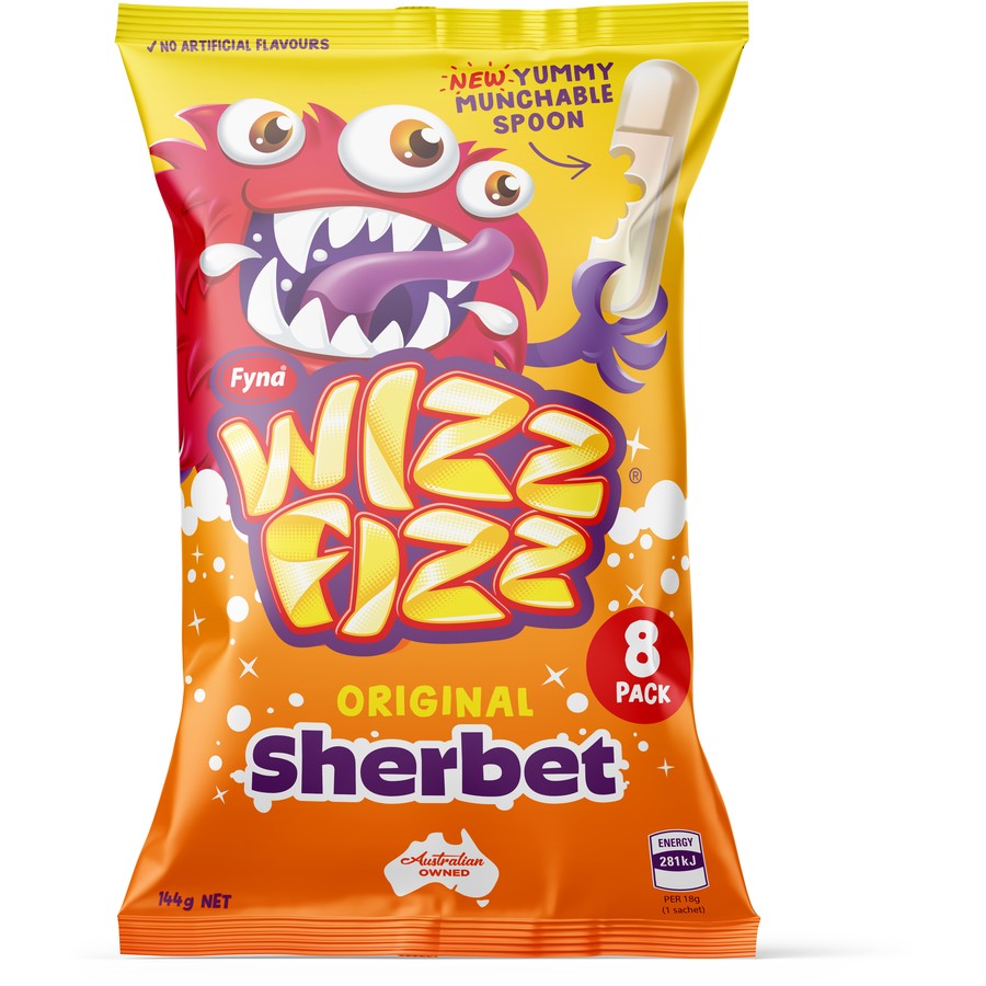 Wizz Fizz Original Sherbet 8pk 144g