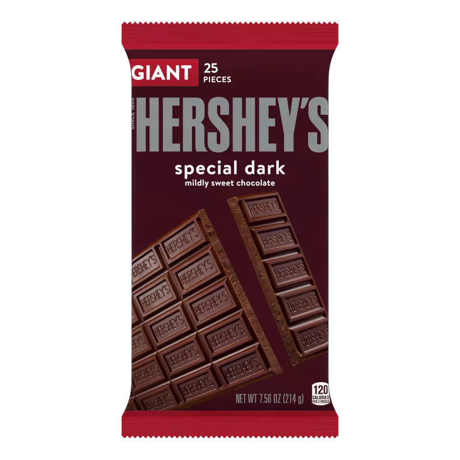 HERSHEY DARK GIANT BAR 214G