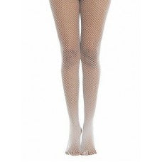 Fishnet stockings white