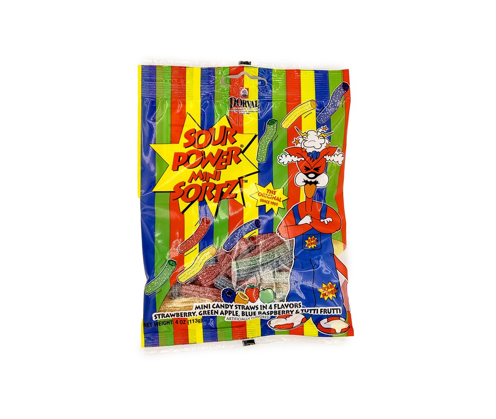 SOUR POWER MINI SORTZ 113G
