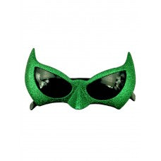 Green Glitter Cat Glasses