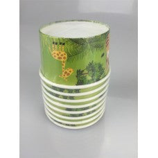 Jungle Ice cream cups 8pcs