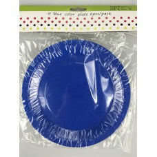 9' Blue color plate 8pcs