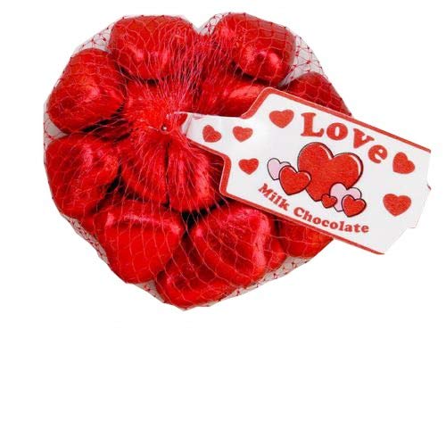 Lolliland Red Chocolate Hearts 77g