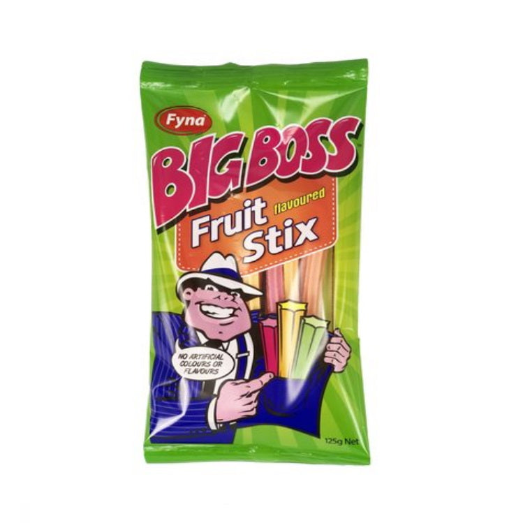 Fyna Big Boss Fruit Stix Bag 125G