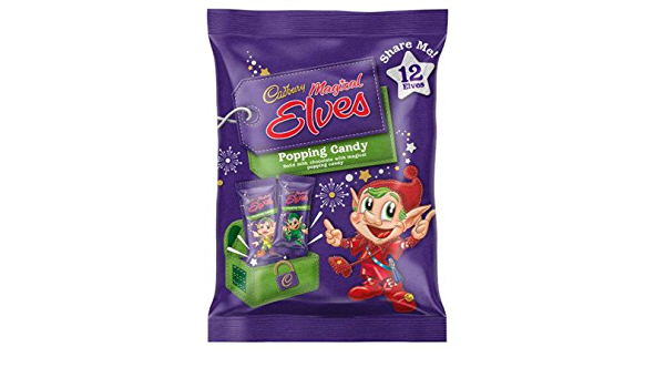 Cadbury Magical Elves Popping Candy Share Bag 12pc