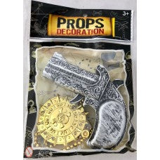 Pirate Medallion and pistol