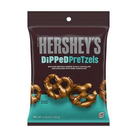 Hersheys Milk Chocolate Dipped Pretzels 120g