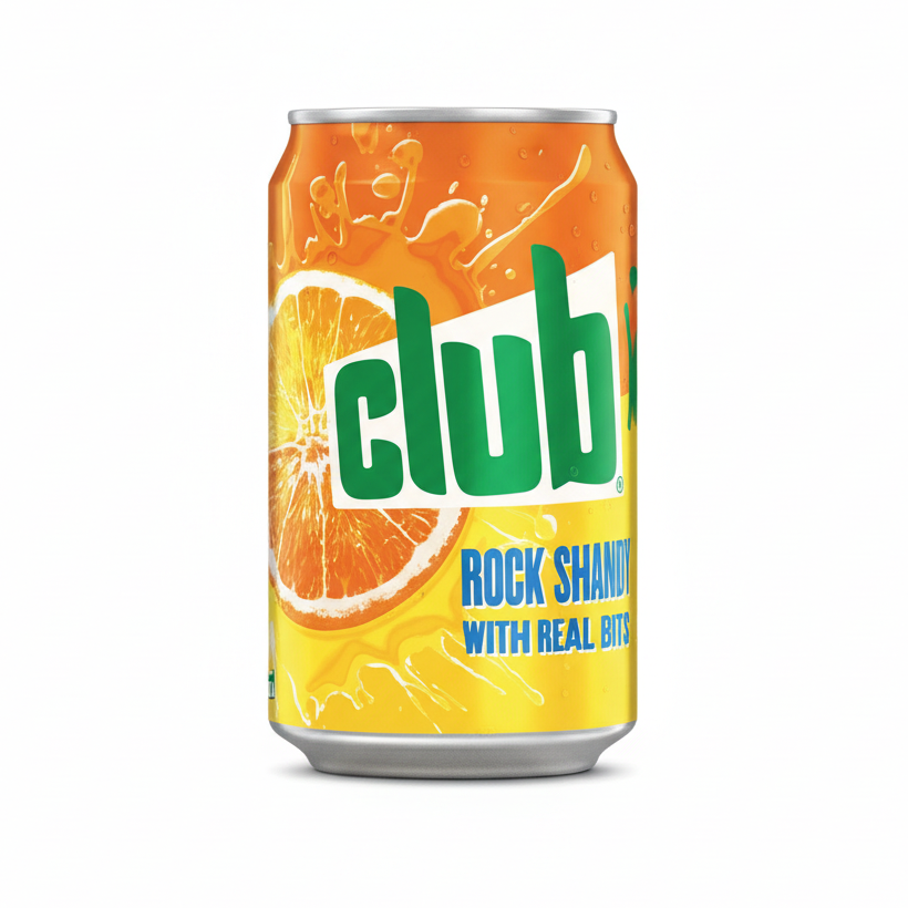UK Club Rock Shandy With Real Bits Can 330ml