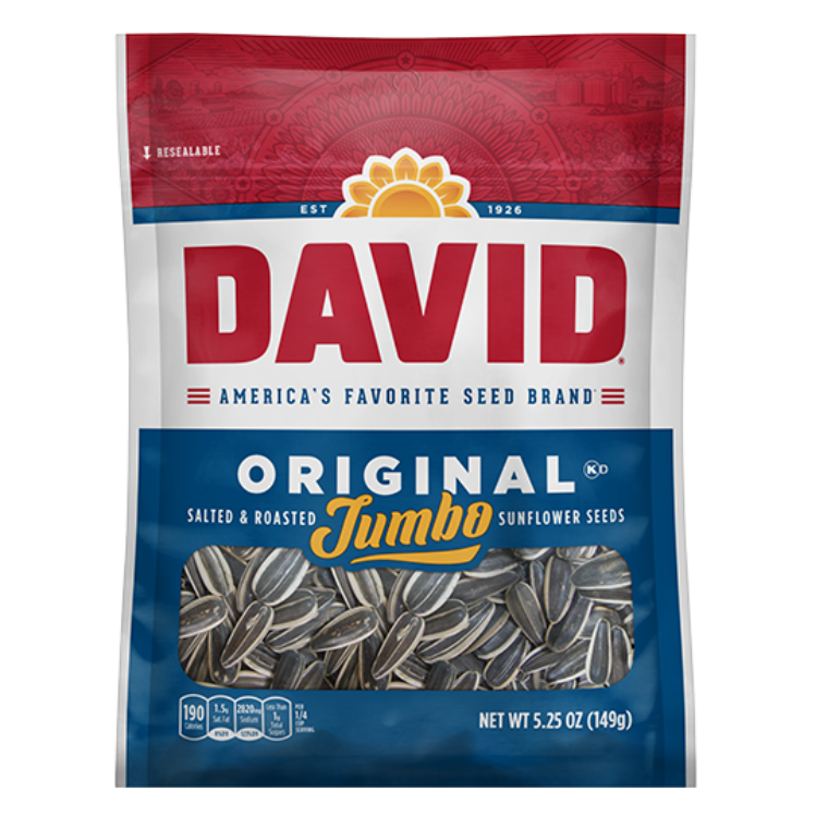 David Sunflower Seeds Original - Tom's Confectionery Warehouse