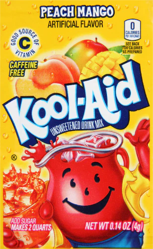 KOOL AID DRINK MIX PEACH MANGO 3.9g