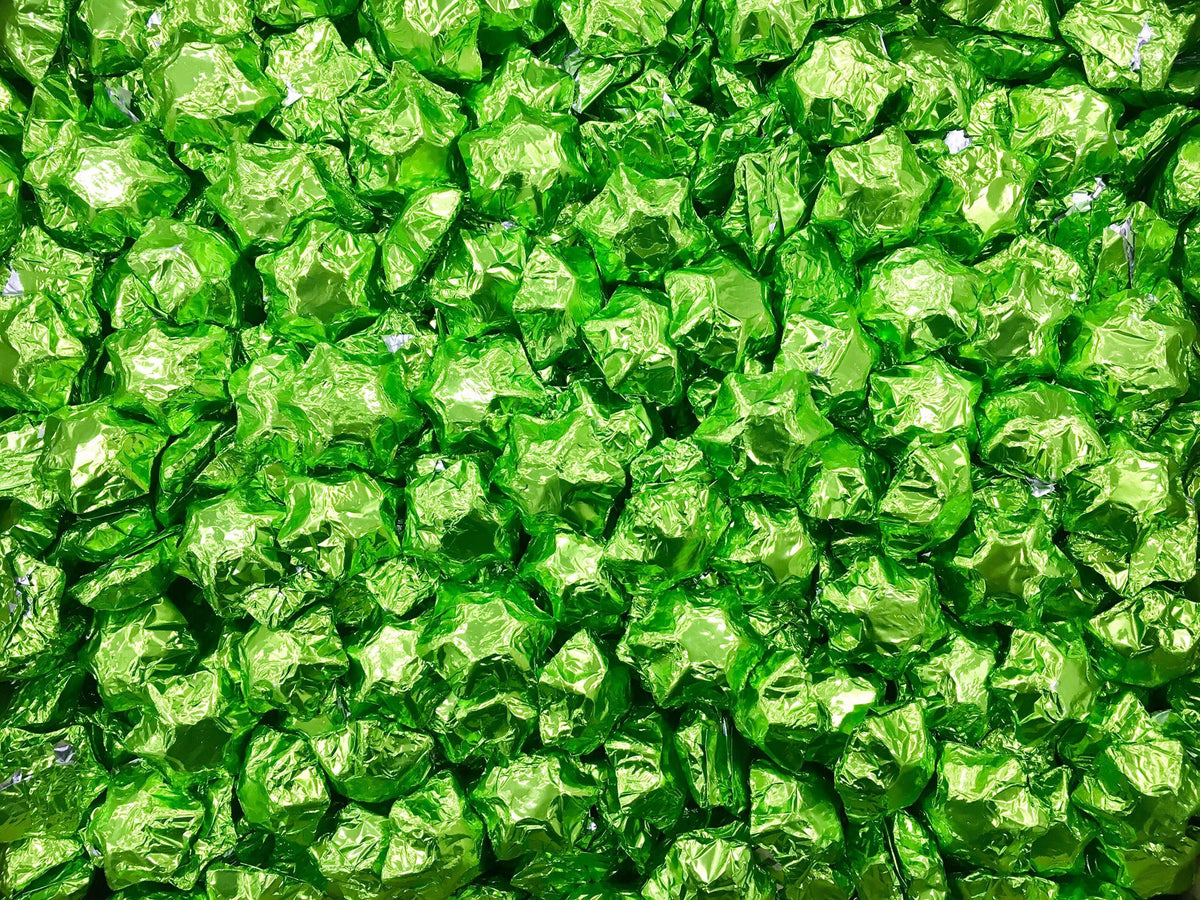 Pauls Chocolates Lime Milk Chocolate Stars - Tom's Confectionery Warehouse