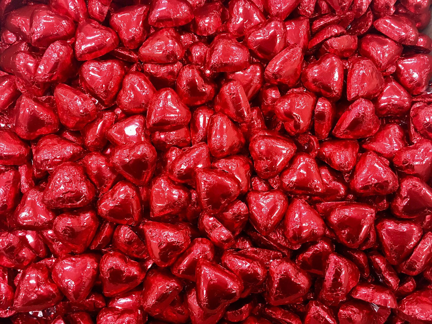 Pauls Chocolates Red Milk Chocolate Hearts - Tom's Confectionery Warehouse
