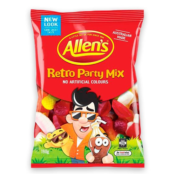 Allen's Retro Party Mix Bag - Tom's Confectionery Warehouse
