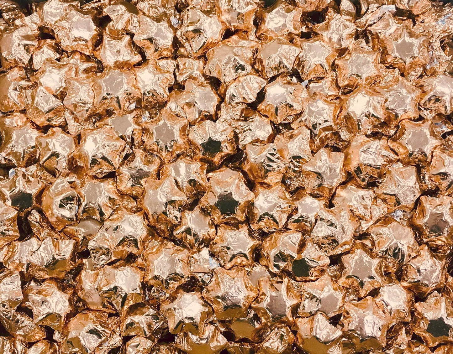 Pauls Chocolates Rose Gold Milk Chocolate Stars - Tom's Confectionery Warehouse