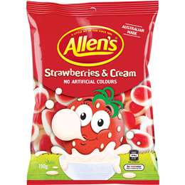 Allen's Strawberries & Cream Bag - Tom's Confectionery Warehouse