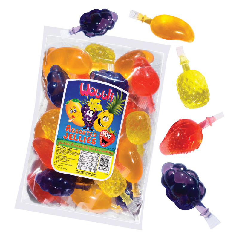 Wobbli Jelly Assorted 40g