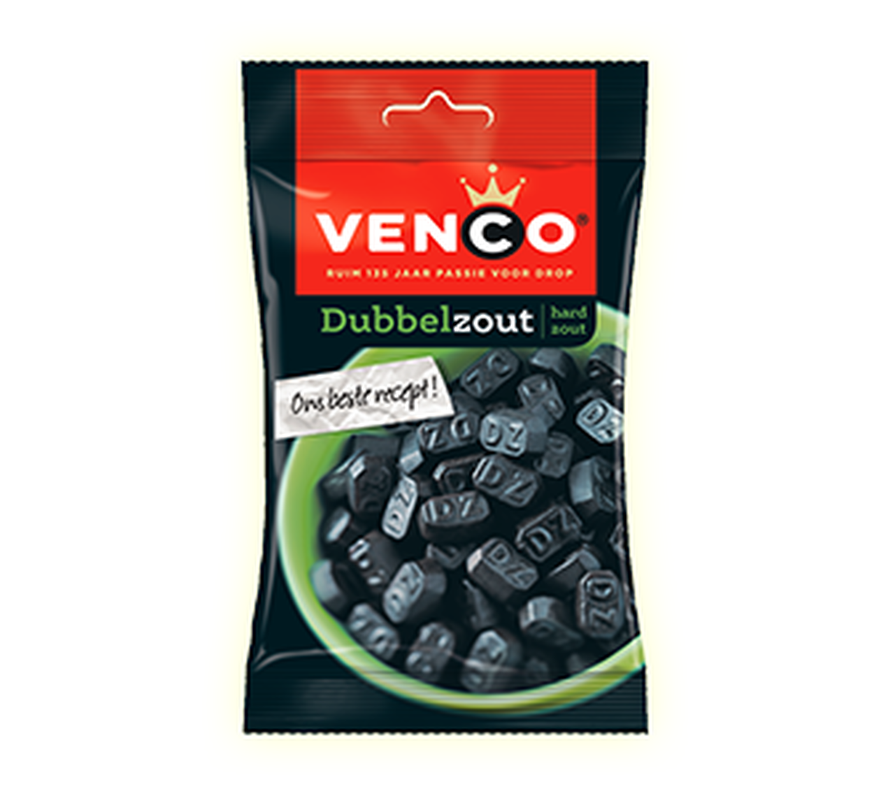 Dutch Venco Dubbelzout Double Salt Licorice 120g