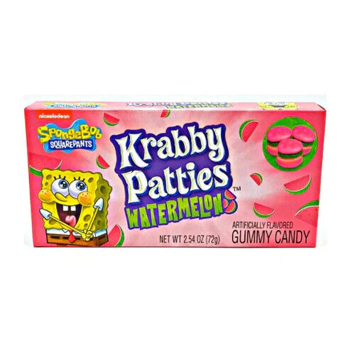 SPONGEBOB KRABBY WATERMELON 72g - Tom's Confectionery Warehouse