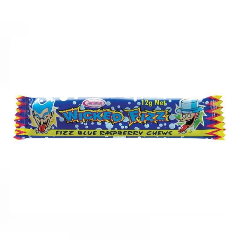 Wicked Fizz BlueRaspberry Chews 12g
