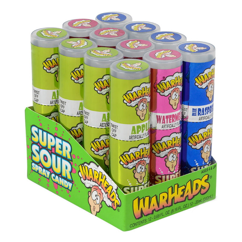 Warheads Super Sour Spray Candy 20ml Tom's Confectionery Warehouse