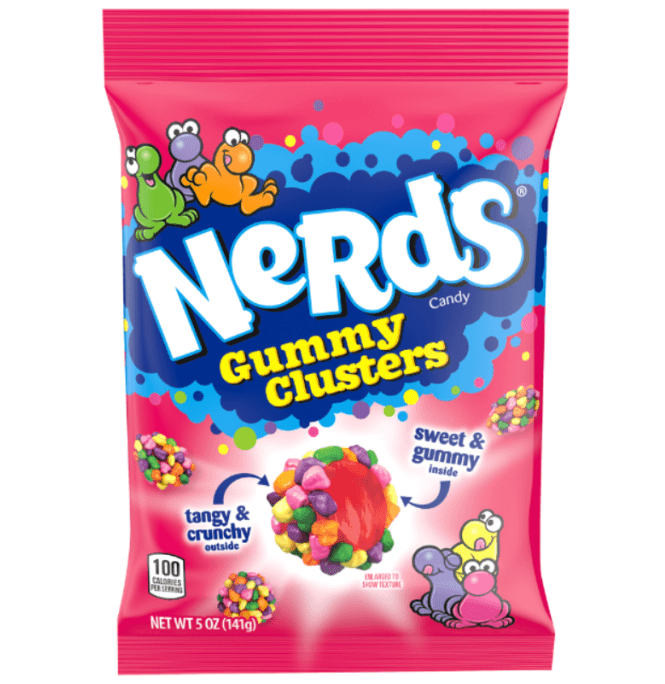 US Nerds Gummy Clusters 141g - Tom's Confectionery Warehouse