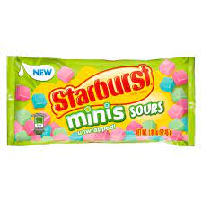 Starburst Sour Mini 52g - Tom's Confectionery Warehouse