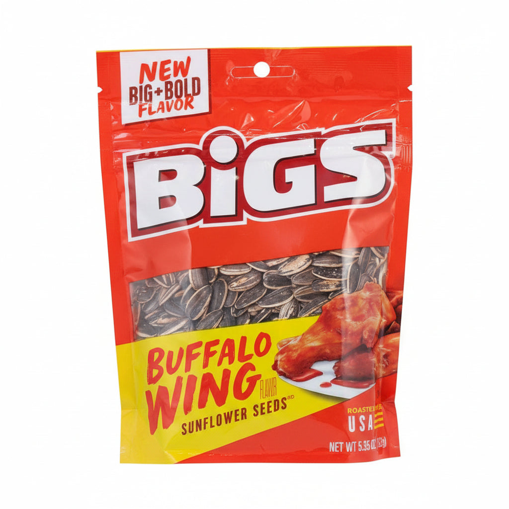 BIGS SEEDS RED HOT BUFFALO WING 150G - Tom's Confectionery Warehouse