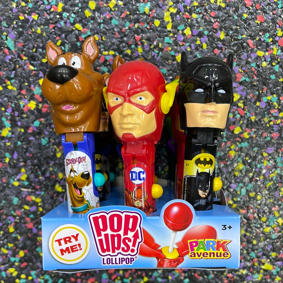 Park avenue - pop ups - assorted Warner bros pups ( Scooby doo / DC / batman )