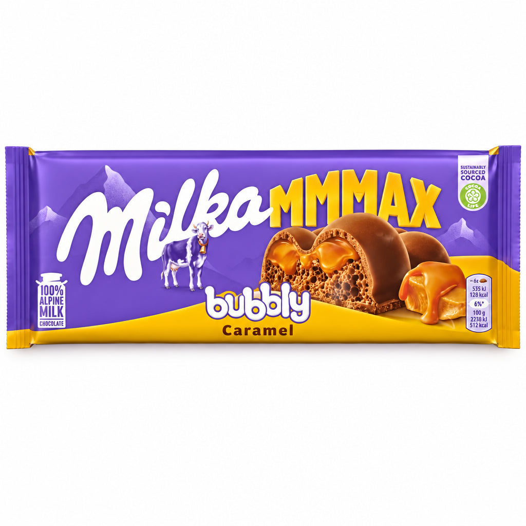 Milka Bubbly Caramel - 250g