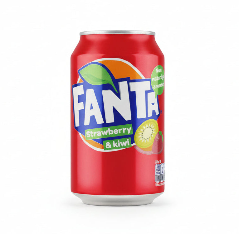 Fanta Strawberry & Kiwi 330ml - Tom's Confectionery Warehouse