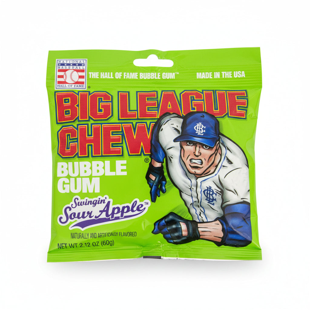 Big League Chew Swingin' Sour Apple 60g