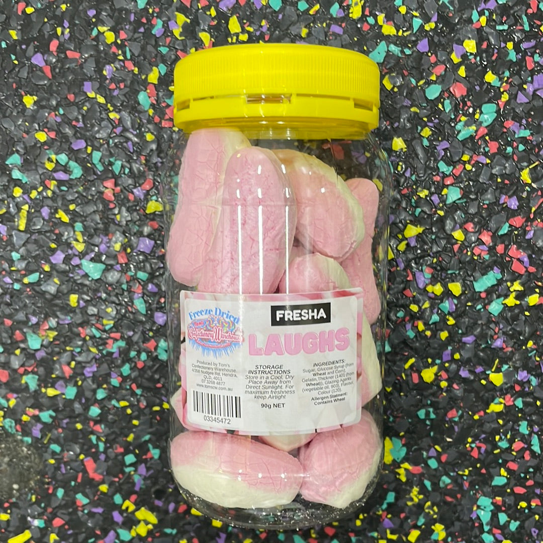 Tom’s Freeze dried - Laughs/ teeth