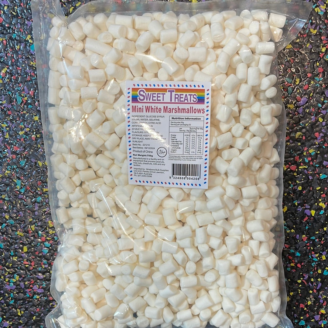 Sweet Treats Mini White Marshmallows 750g