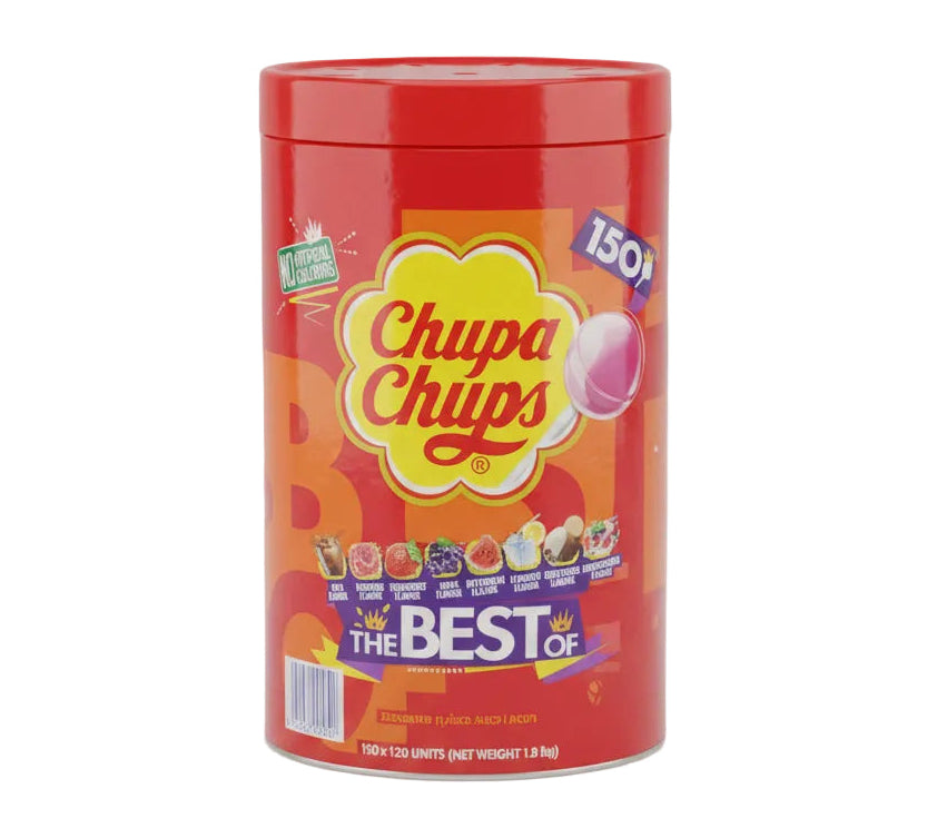 Chupa Chups Best of 150 1.8kg - Tom's Confectionery Warehouse