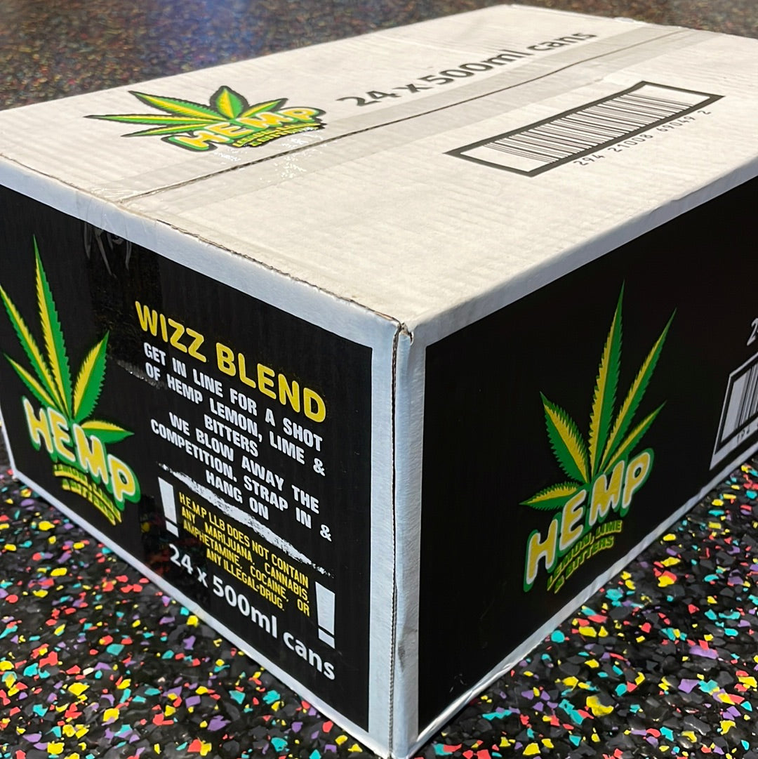 HEMP LEMON LIME & BITTERS 500ML