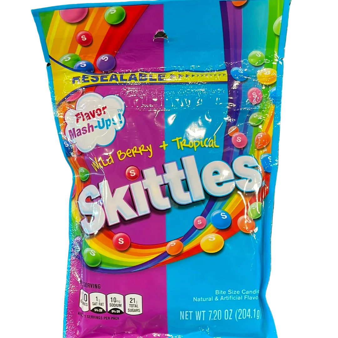 SKITTLES BERRY/TROPICAL BAG 204.1g