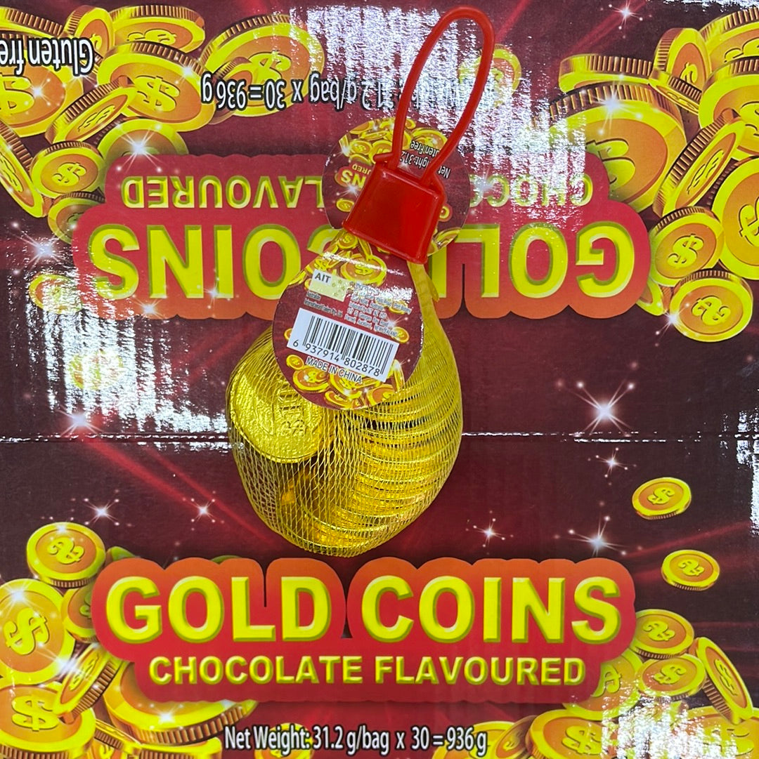 AIT - Choc Gold Coin Mesh Bag (31.2g)