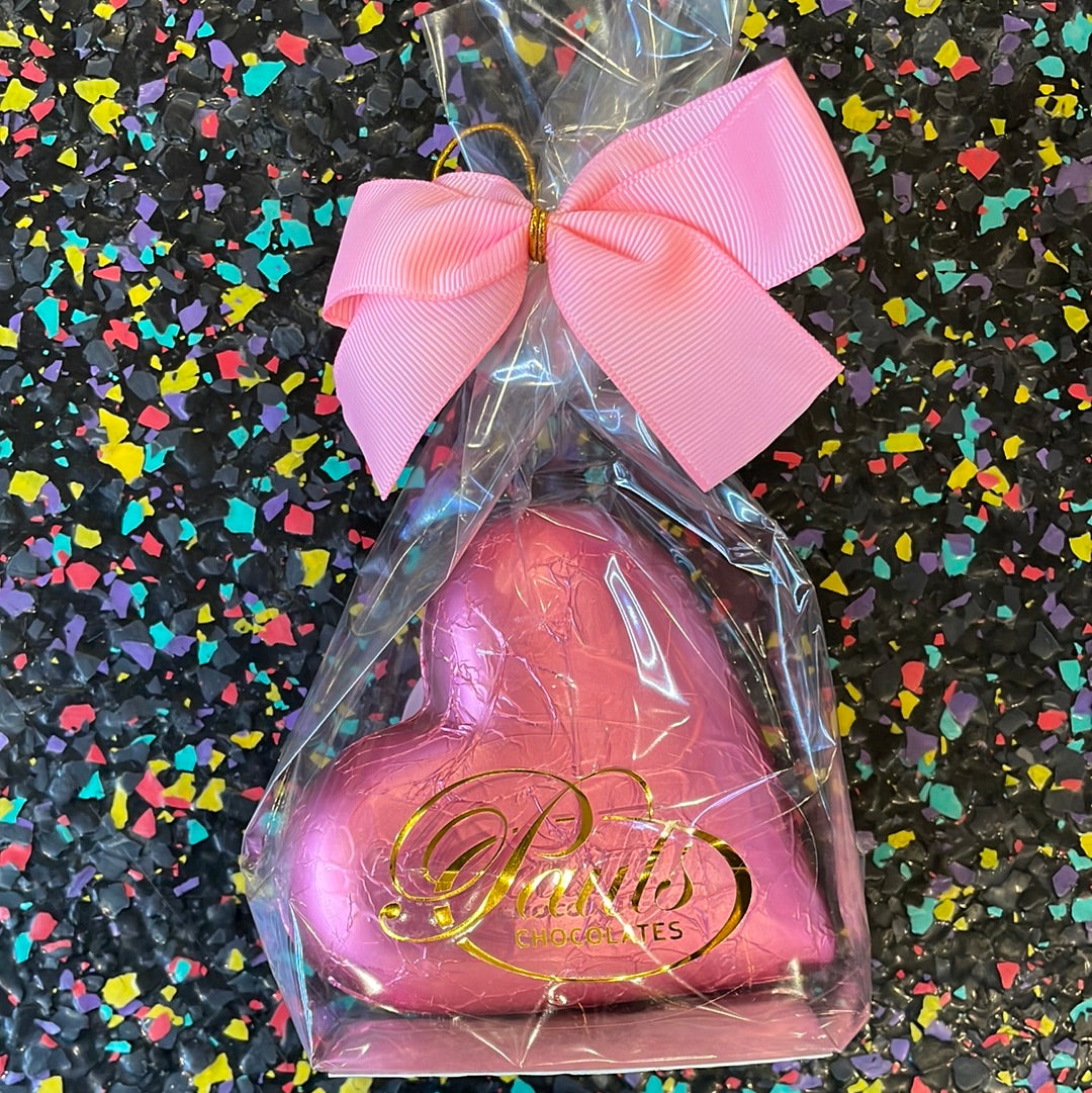 Pauls Chocolates Chocolate Angel Gift Heart Red / Pink 100g