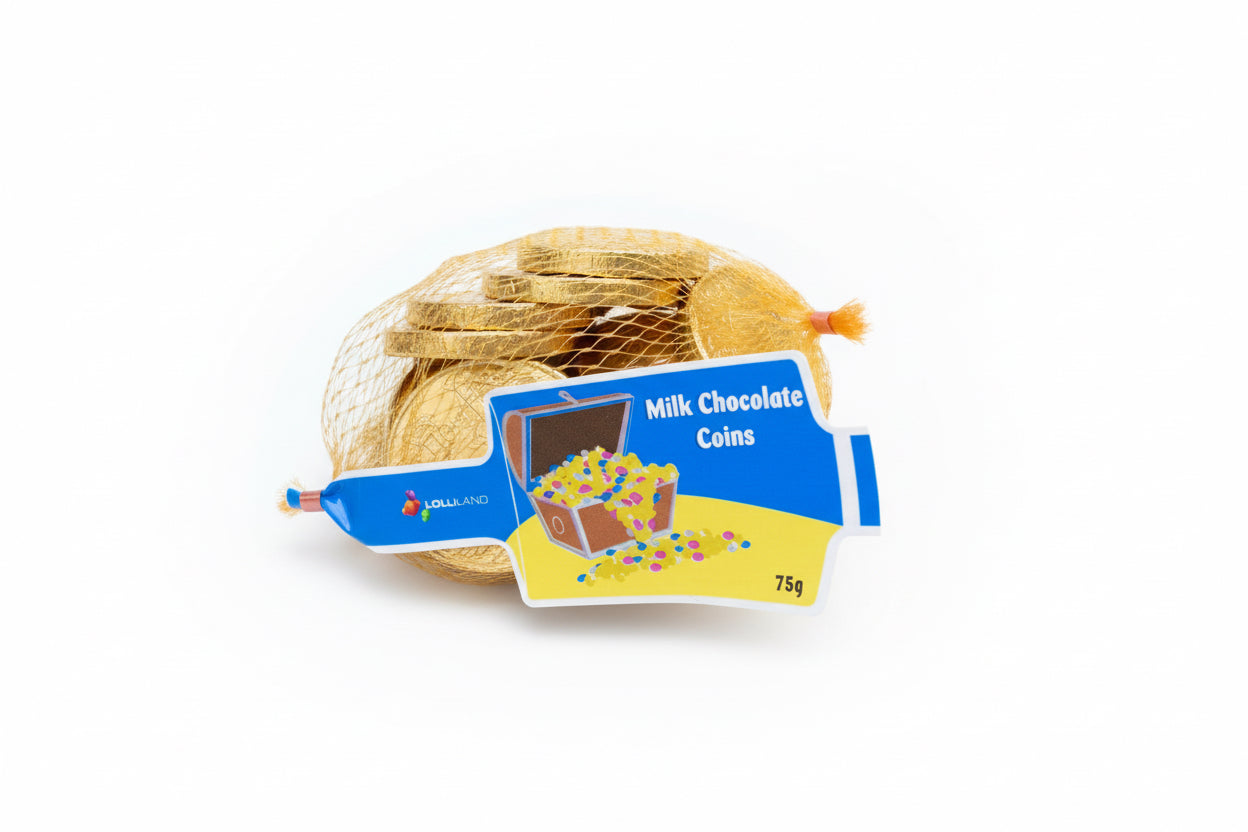 Lolliland Gold Coins 75g - Tom's Confectionery Warehouse