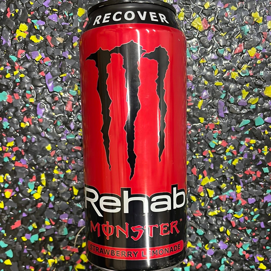 Monster REHAB Strawberry lemonade 458ml Tom's Confectionery Warehouse