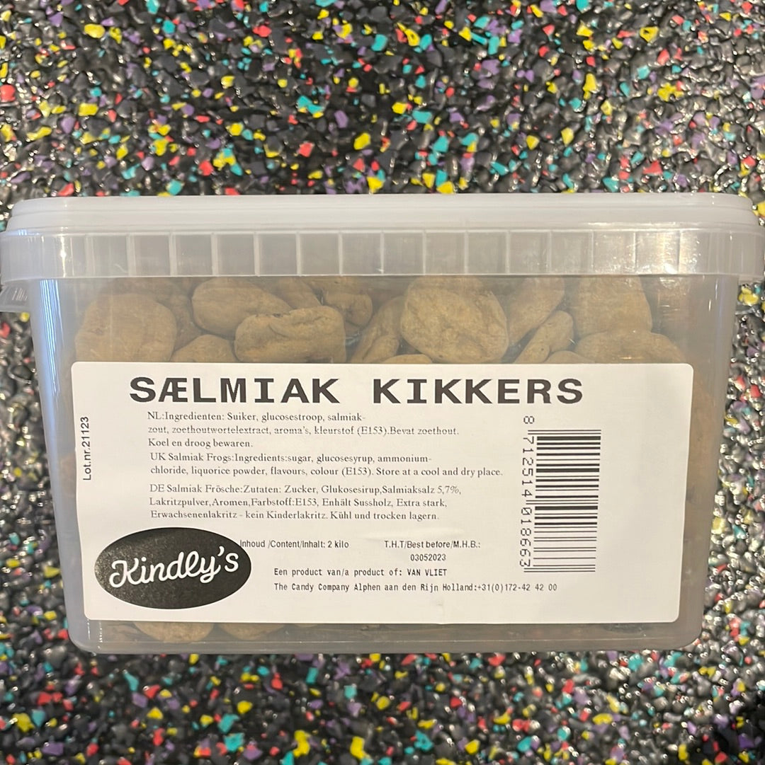 VAN VLIET KINDLY SALMIAK KIKKERS (FROG SHAPED) 2KG