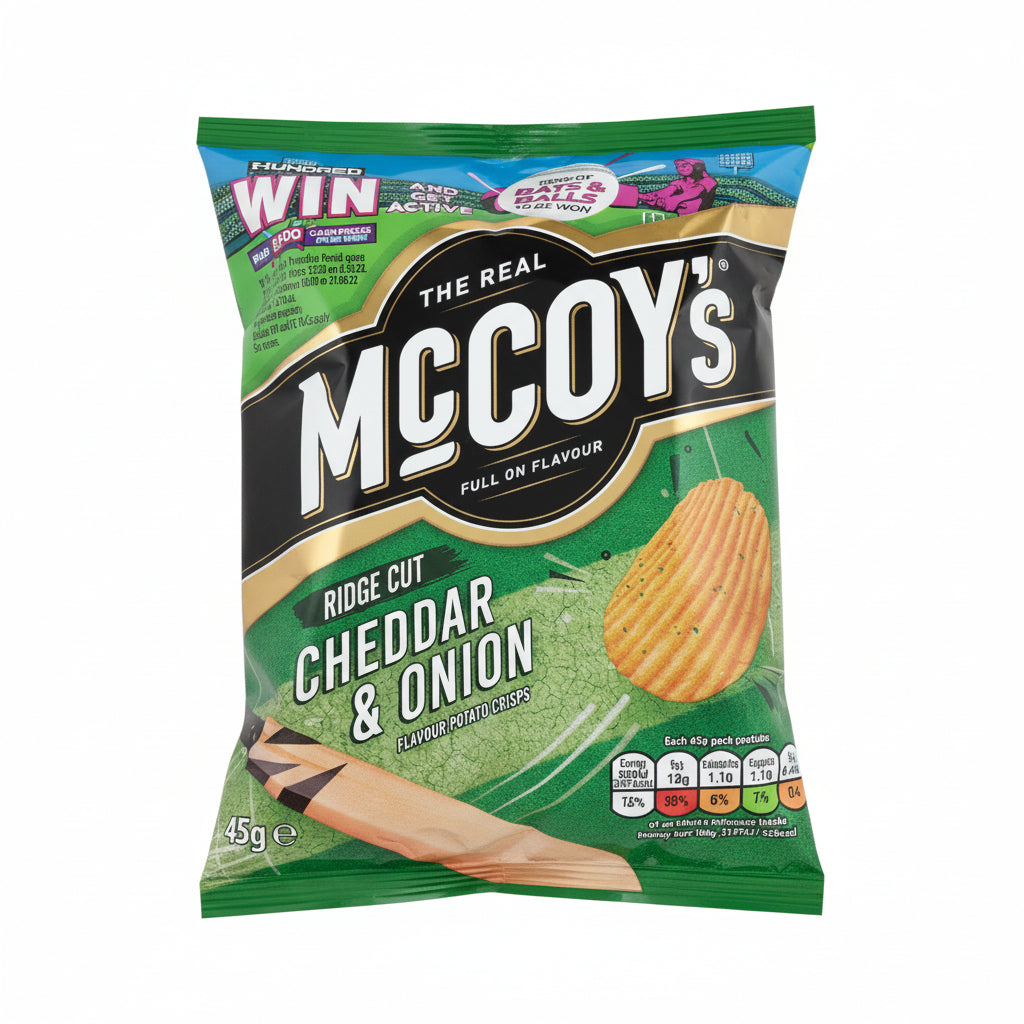 UK Mccoy’s Cheddar & Onion 45g