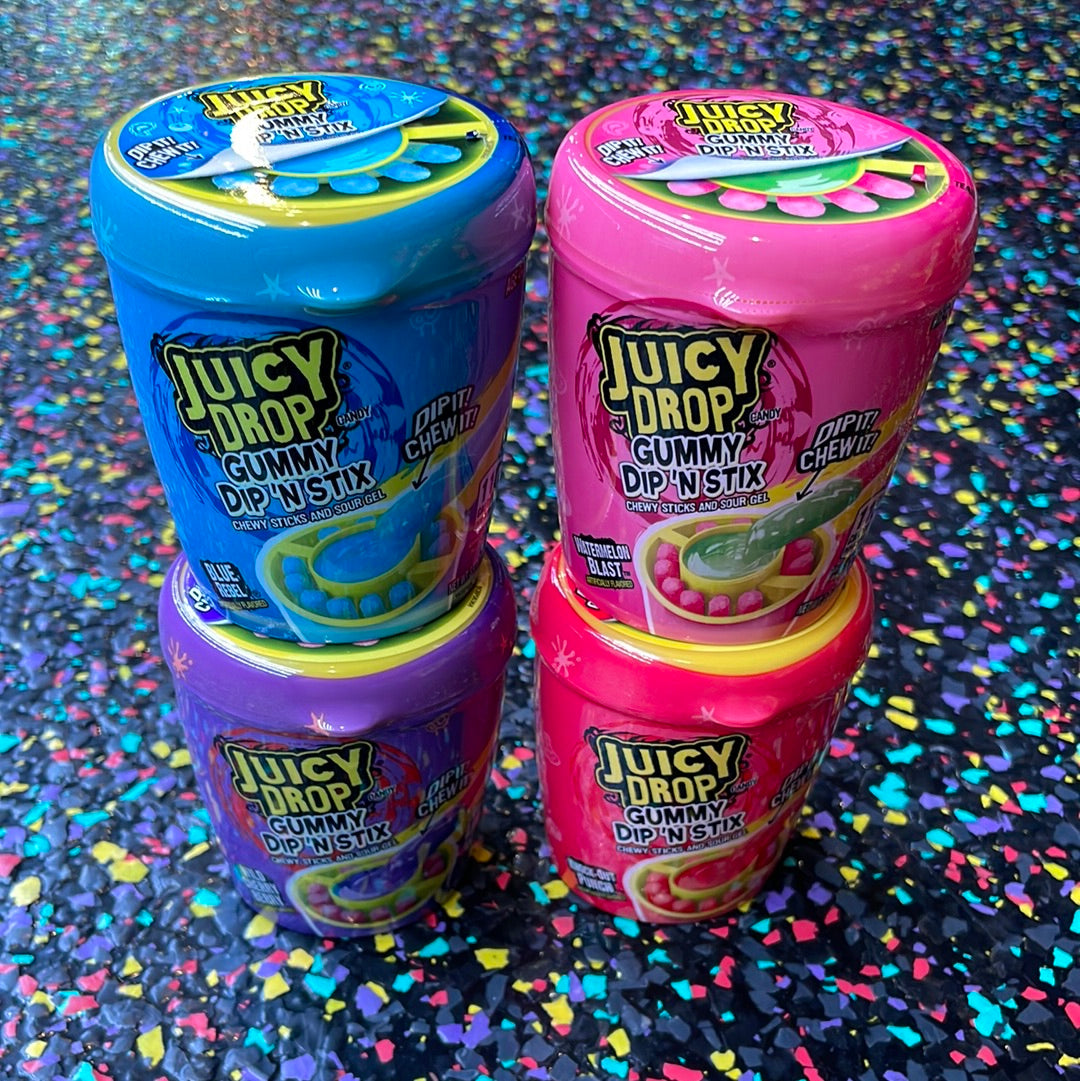 US Juicy Drop Gummy Dip N Stix 96g