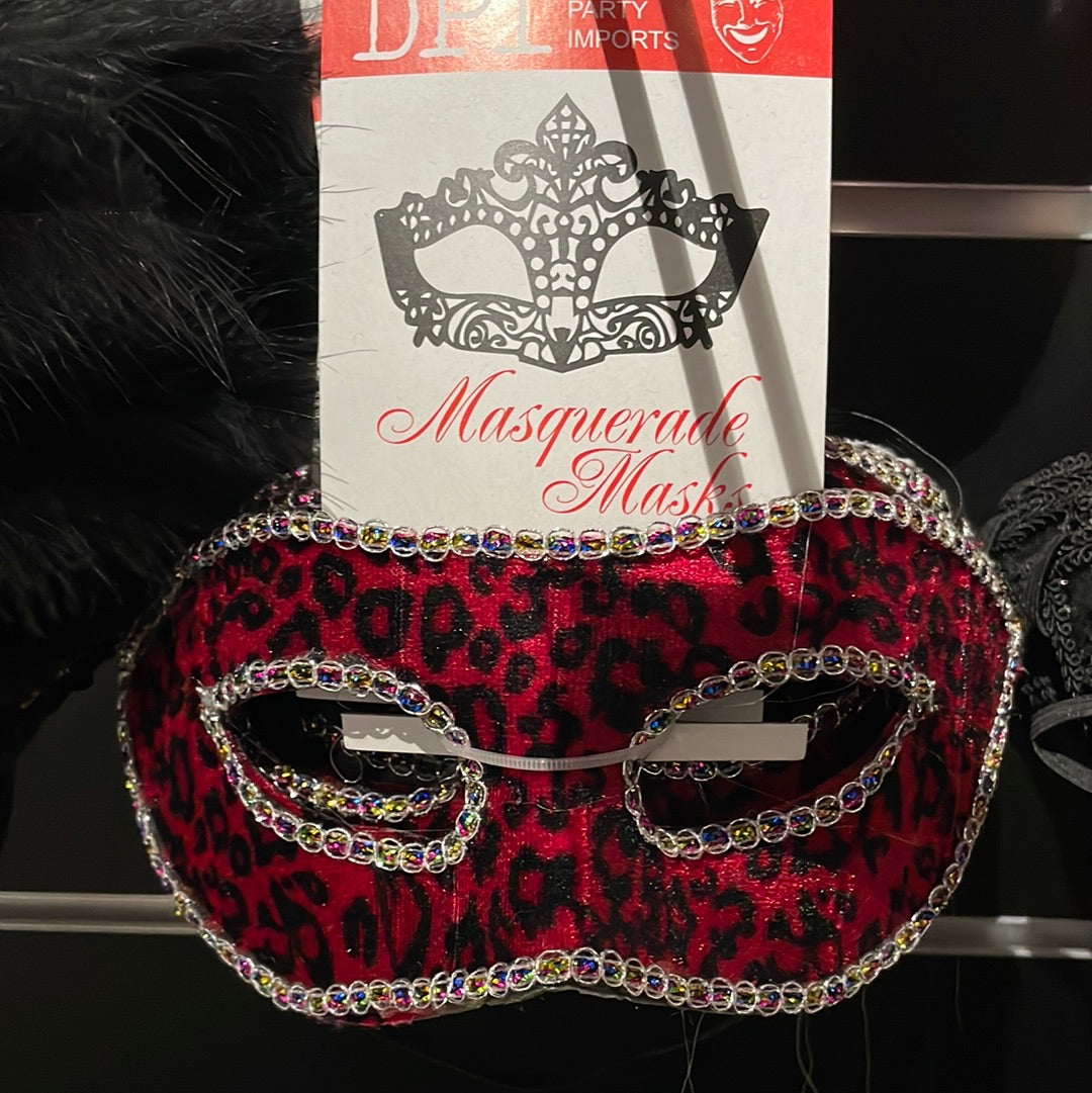 Satin Ladys Mask 4 Asst Colors